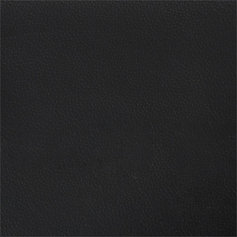 Bowery Hill Contemporary Faux Leather Sofa Set in Black Finish