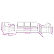Bowery Hill Contemporary 3-Piece Sofa Set in Light Gray Velvet