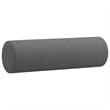 Bowery Hill 3-Seater Metal Sofa Set in Dark Grey Polyester Fabric