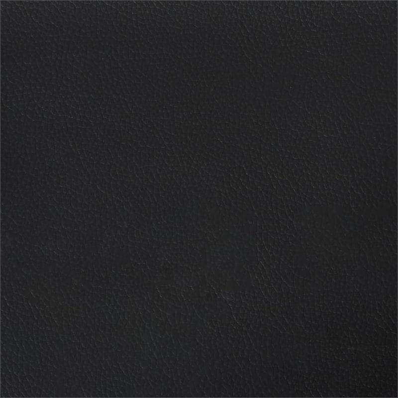 Bowery Hill Contemporary Faux Leather Sofa Set in Black Finish