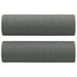 Bowery Hill Contemporary Metal Large Sofa Set in Dark Grey Fabric