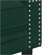 Bowery Hill 3-Seater Chesterfield Sofa Set in Dark Green Velvet