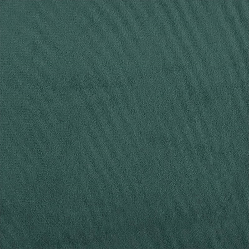 Bowery Hill Single Sofa Chair in Dark Green Polyester Velvet