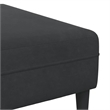 Bowery Hill Modern / Contemporary Sofa Set in Black Finish Velvet