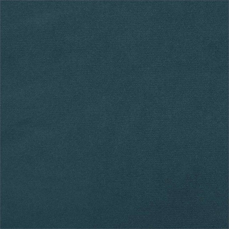 Bowery Hill Contemporary Convertible 2-Seater Sofa Bed in Blue Velvet