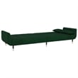 Bowery Hill Modern / Contemporary Sofa Bed in Dark Green Polyester