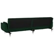 Bowery Hill Modern / Contemporary Sofa Bed in Dark Green Polyester
