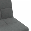 Bowery Hill Contemporary Sofa Bed in Dark Grey Finish Polyester