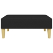 Bowery Hill Contemporary Standard Sofa Bed in Black Finish Fabric