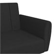 Bowery Hill Contemporary Large Sofa Bed in Black Finish Polyester