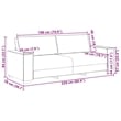 Bowery Hill Contemporary Large Metal Sofa Set in Dark Grey Velvet