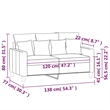 Bowery Hill Contemporary Metal 2-Seater Sofa in Dark Green Velvet