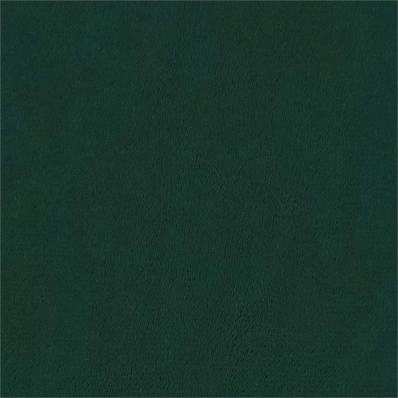 Bowery Hill Contemporary Metal 2-Seater Sofa in Dark Green Velvet