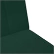 Bowery Hill Two-Seater Sofa Bed in Dark Green Polyester Velvet