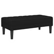 Bowery Hill Modern / Contemporary 2 Pcs Sofa Set in Black Fabric