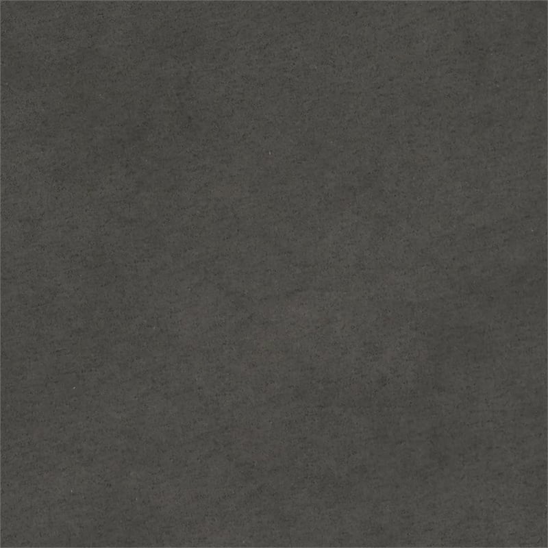 Bowery Hill Single Sofa Chair in Dark Gray Microfiber Fabric