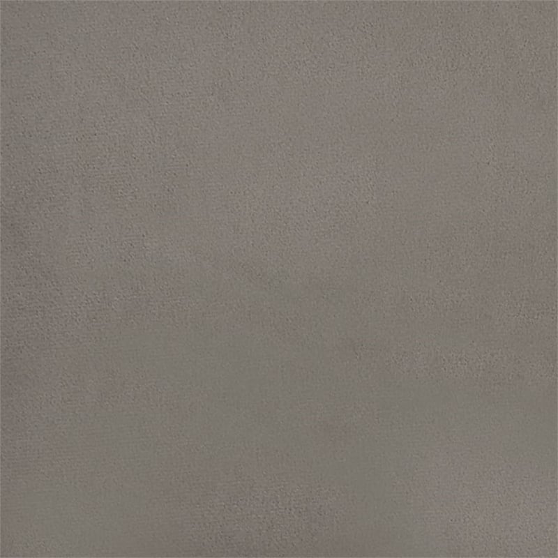 Bowery Hill Single Sofa Chair in Light Gray Polyester Velvet Plywood