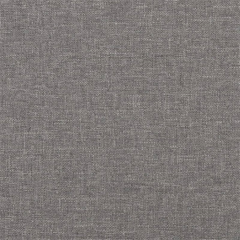 Bowery Hill Contemporary 2-Seater Sofa in Light Grey Polyester
