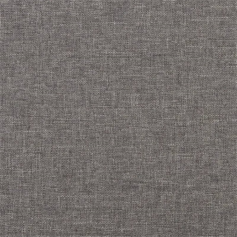 Bowery Hill Contemporary 2-Seater Sofa in Dark Gray Polyester