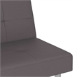 Bowery Hill Contemporary Sleeper Sofa Bed in Gray Finish Fabric