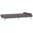 Bowery Hill Contemporary Sleeper Sofa Bed in Gray Finish Fabric