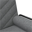 Bowery Hill Contemporary Standard Sofa Bed in Dark Grey Polyester