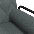 Bowery Hill Contemporary Polyester Large Sofa Bed in Dark Gray