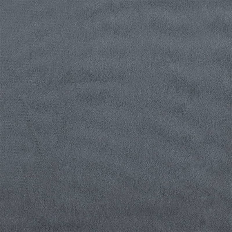Bowery Hill Contemporary 2-Seater Sofa in Dark Grey Polyester