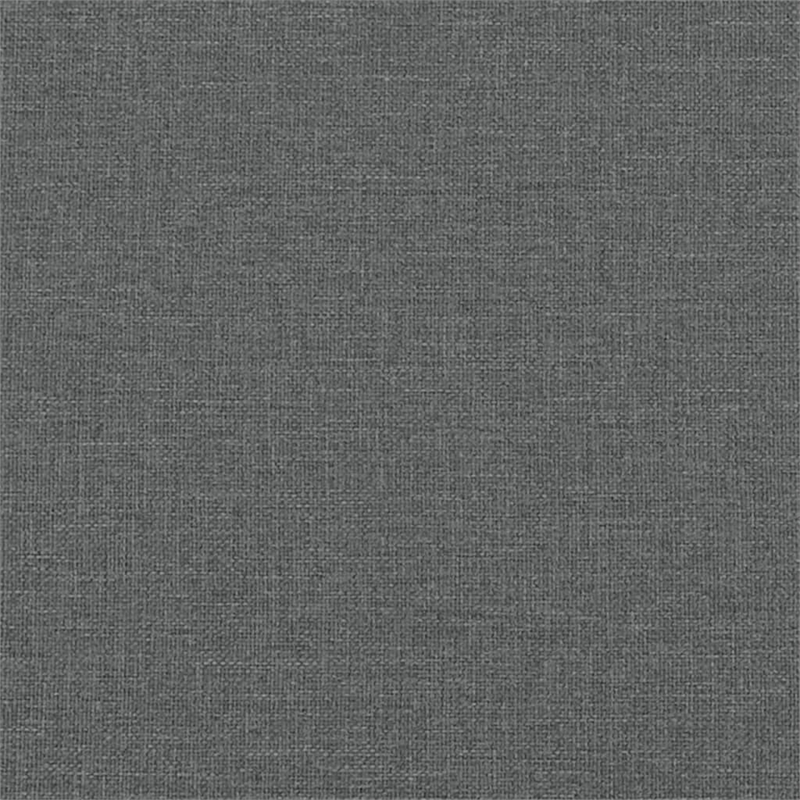 Bowery Hill Contemporary Metal 2-Seater Sofa in Dark Gray Fabric