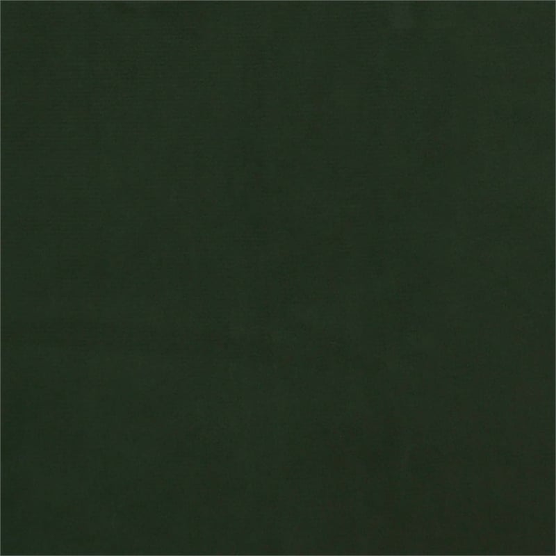 Bowery Hill Contemporary Sofa Bed in Dark Green Polyester Velvet