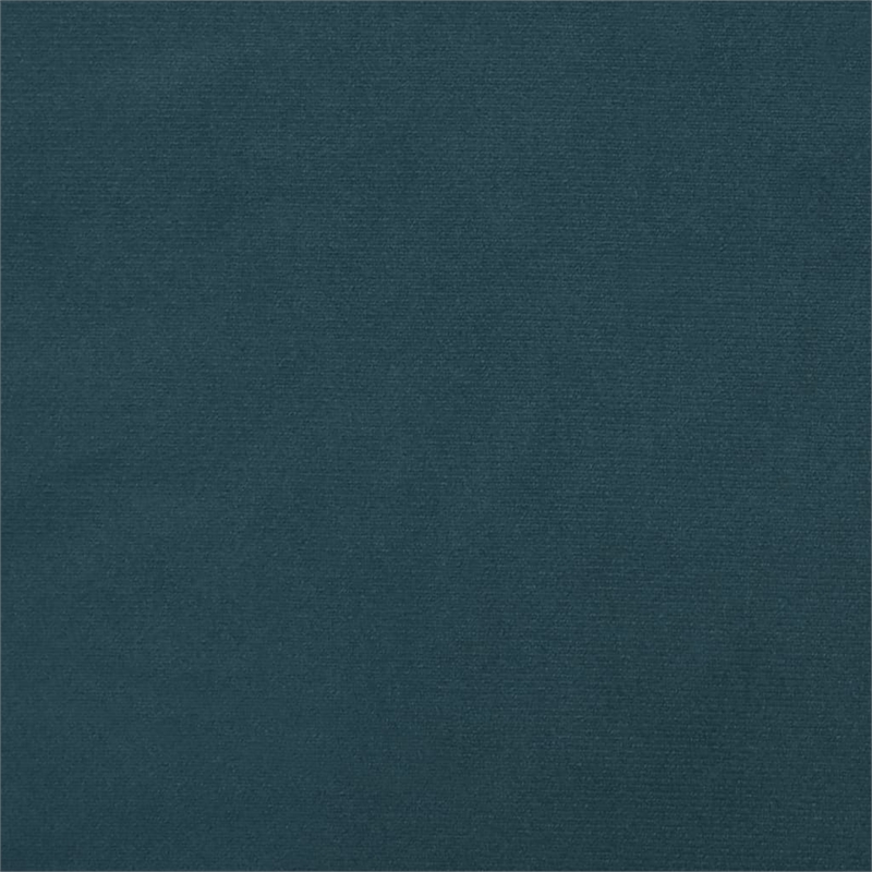 Bowery Hill Contemporary 2-Seater Sofa Bed in Blue Polyester Velvet