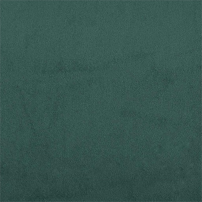 Bowery Hill Contemporary Single Sofa Chair in Dark Green Polyester
