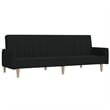 Bowery Hill Modern / Contemporary Sofa Bed in Black Polyester