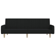 Bowery Hill Modern / Contemporary Sofa Bed in Black Polyester