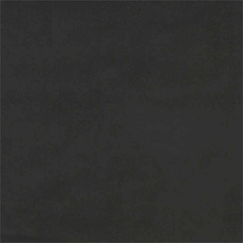 Bowery Hill Contemporary Sofa Bed in Black Velvet Polyester Velvet