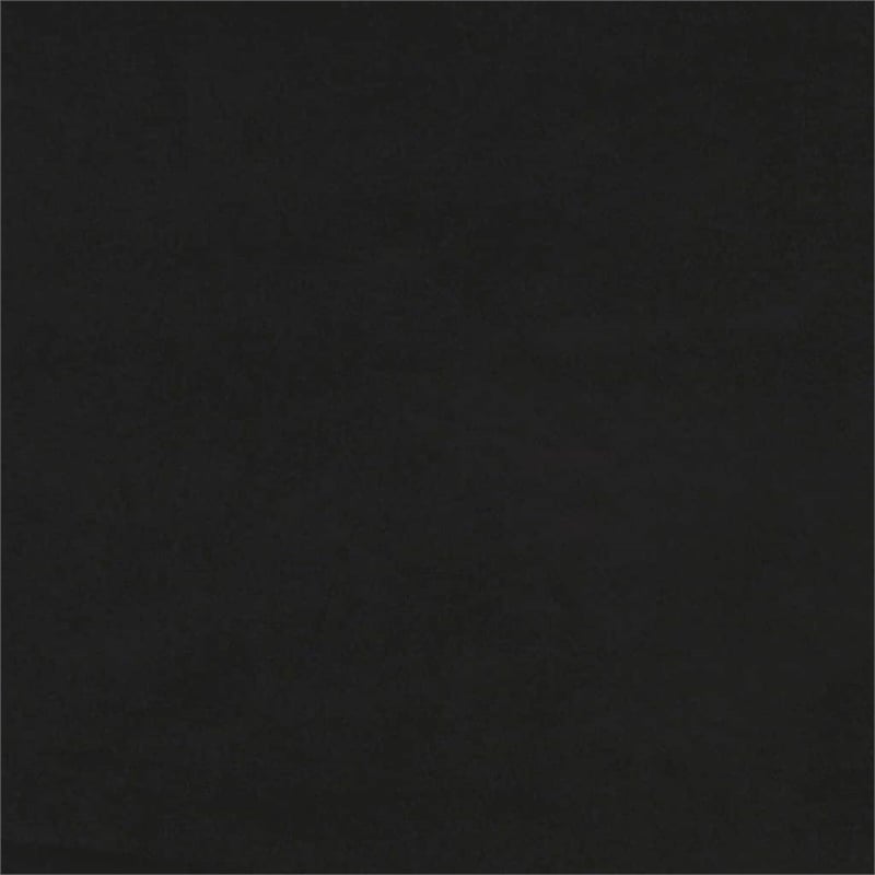 Bowery Hill Contemporary Single Sofa Chair in Black Polyester Velvet