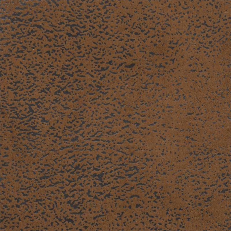 Bowery Hill Modern / Contemporary Sofa in Brown Faux Suede Leather