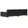 Bowery Hill Contemporary Sleeper Sofa Bed in Dark Gray Fabric