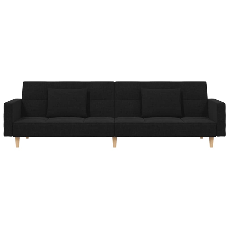 Bowery Hill Modern / Contemporary Polyester Sofa Bed in Black