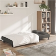 Bowery Hill Contemporary Sleeper Sofa Bed in Dark Gray Velvet