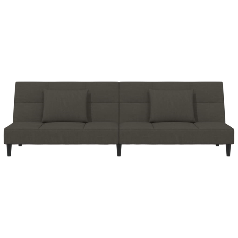 Bowery Hill Contemporary Sleeper Sofa Bed in Dark Gray Velvet