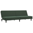 Bowery Hill Modern / Contemporary Sofa Bed in Dark Green Velvet