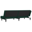 Bowery Hill Modern / Contemporary Sofa Bed in Dark Green Velvet