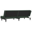 Bowery Hill Modern / Contemporary Sofa Bed in Dark Green Velvet