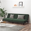 Bowery Hill Modern / Contemporary Sofa Bed in Dark Green Velvet