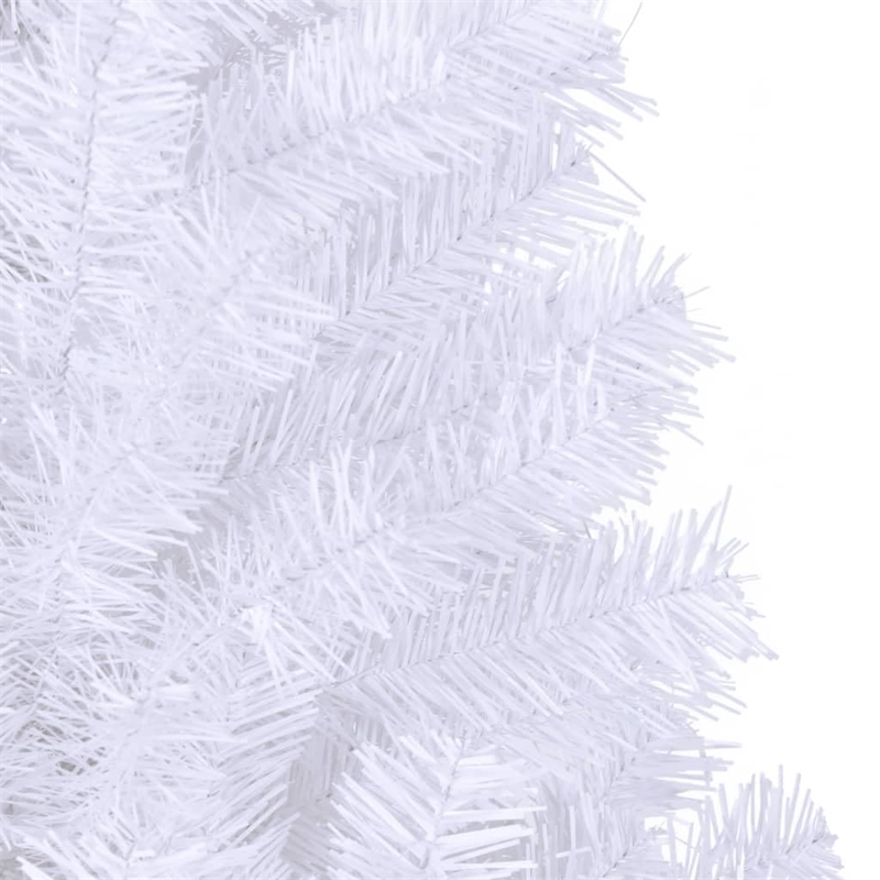 Bowery Hill Christmas Tree White PVC Plastic Tall Artificial Christmas Tree
