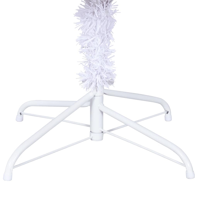 Bowery Hill Christmas Tree White PVC Plastic Tall Artificial Christmas Tree