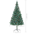 Bowery Hill Xmas Tree Green with white tips PVC 82.7