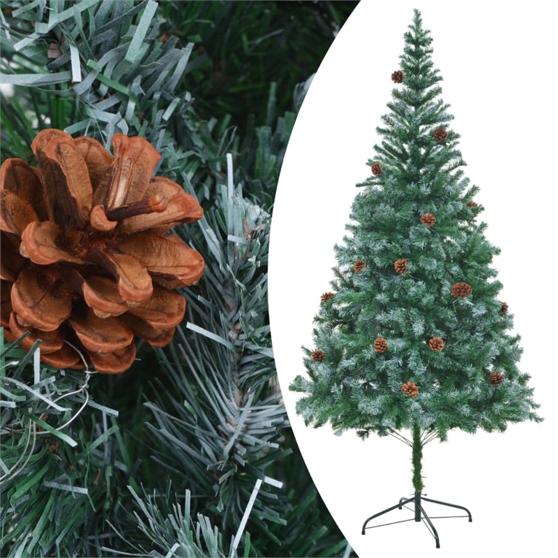 Bowery Hill Xmas Tree Green with white tips PVC 82.7