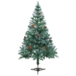 Bowery Hill Contemporary Christmas Tree Green White PVC 59.1
